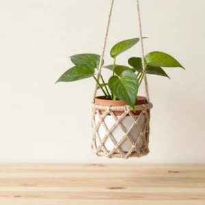 Cache-Pot Macramé Suspendu